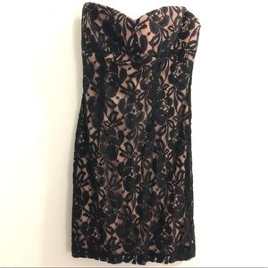 Forever 21 Lace Bodycon Dress (Strapless)